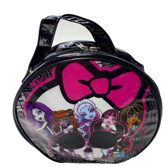 Monster High Doll Bag - Lunch/Makeup Carrier, Clear, Rare and Discontinued - Picture 3 of 11